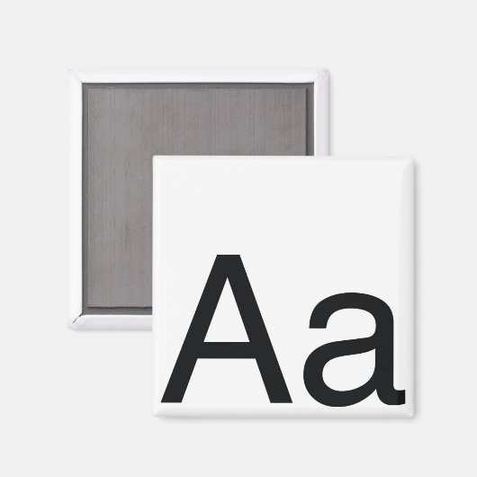 Aimant Aa (Recto/Verso)