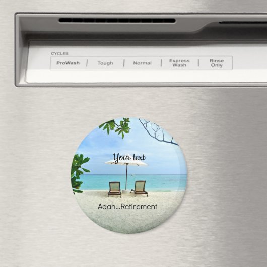 Aimant Aaah...modèle de retraite (In Situ (Lave-vaisselle))