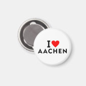 Aimant Aachen Germany love city heart like travel (Recto/Verso)