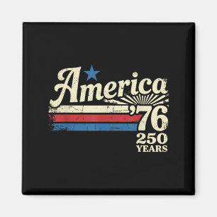 Aimant Aamerica 76 Rétro 250 Ans 1776 2026 250ème