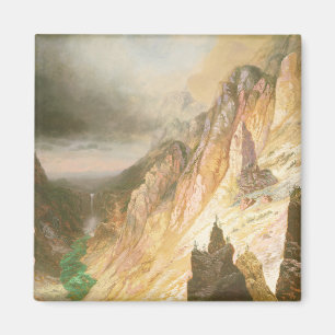 Aimant Abaissez les automnes, canyon grand du Yellowstone