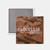 Aimant Abandonner l'aimant au chocolat (Recto/Verso)
