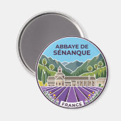Aimant Abbaye de Sénanque France (Recto/Verso)