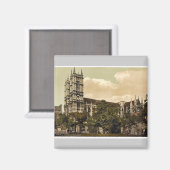 Aimant Abbaye de Westminster, Londres, Angleterre rare Ph (Recto/Verso)