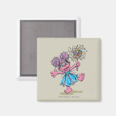 Aimant Abby Cadabby Art rétro (Recto/Verso)