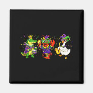 Aimant Abc Alligator Brown Crawfish Louisiana Mardi Gras