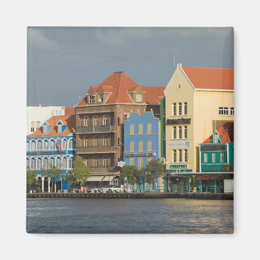 Aimant ABC Islands, CURACAO, Willemstad : Harborfront 2 (Devant)