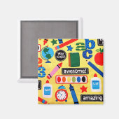 Aimant ABC School Extraordinaire (Recto/Verso)