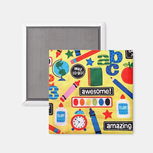 Aimant ABC School Extraordinaire (Recto/Verso)