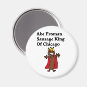 Aimant Abe Froman Sausage King de Chicago (Recto/Verso)