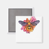 Aimant Abeille à miel (Recto/Verso)