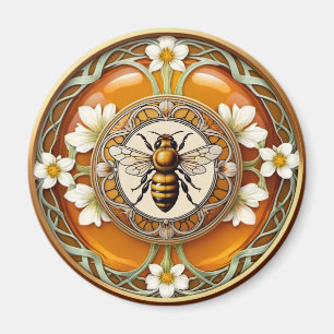Aimant Abeille Art Nouveau