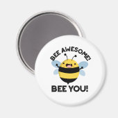 Aimant Abeille Awesome Abeille Vous Pun Insecte Positif (Recto/Verso)