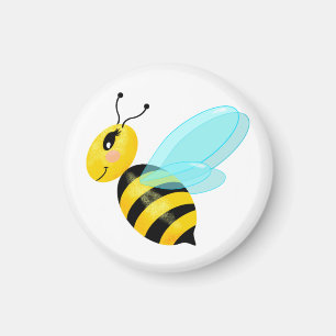 Aimant Abeille heureuse