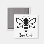 Aimant Abeille illustrée (Recto/Verso)