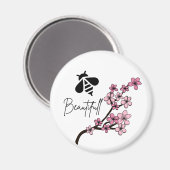 Aimant abeille magnifique (Recto/Verso)