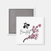 Aimant abeille magnifique (Recto/Verso)