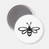 Aimant Abeille [noire] (Recto/Verso)