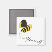 Aimant Abeille toi-même (Recto/Verso)