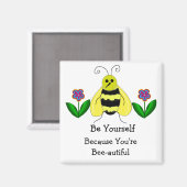 Aimant Abeille toi-même - tu es belle-fille (Recto/Verso)