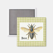 Aimant Abeille vintage (Recto/Verso)