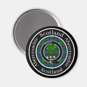 Aimant Abercrombie Clan Badge & Tartan (Recto/Verso)