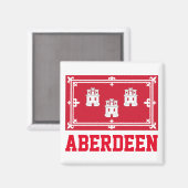 Aimant Aberdeen, ÉCOSSE (Recto/Verso)