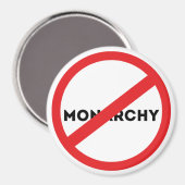 Aimant Abolir la monarchie (Recto/Verso)