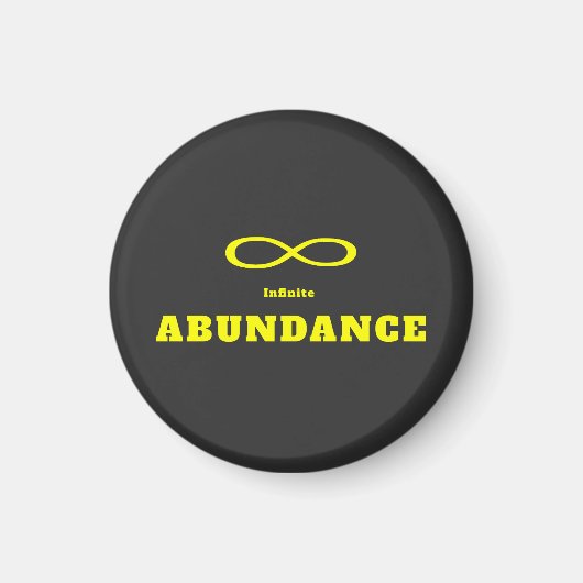 Aimant Abondance infinie (Devant)