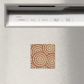 Aimant Aboriginal dot painting (In Situ (Lave-vaisselle))