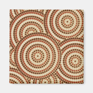 Aimant Aboriginal dot painting