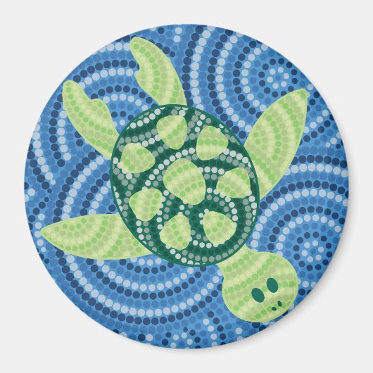 Aimant Aboriginal turtle (Devant)
