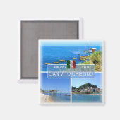 Aimant ABR003 SAN VITO CHIETINO, Abruzzes, Frigo (Recto/Verso)