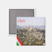 Aimant ABR013 CHIETI, Abruzzes, Italie, Frigo (Recto/Verso)