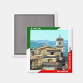 Aimant ABR018 BOMBA, Abruzzes, Italie, Frigo (Recto/Verso)