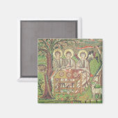 Aimant Abraham avec les anges (mosaïque) (Recto/Verso)