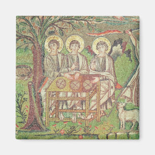 Aimant Abraham avec les anges (mosaïque)