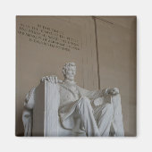 Aimant Abraham Lincoln Memorial Washington DC (Devant)