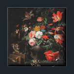Aimant Abraham Mignon Le Bouquet Renversé. Floral<br><div class="desc">L'aimant "The Overturn Bouquet" d'Abraham Mignon. Art de la renaissance florale.</div>