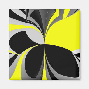 Aimant Abrégé sur noir jaune gris