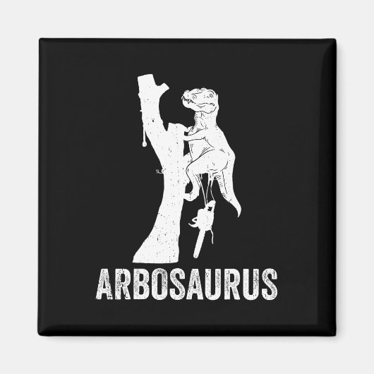 Aimant Abrosaurus Arboriste Grimpeur d'arbres Coupeur d'a (Devant)