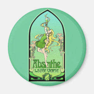Aimant Absinthe Art nouveau