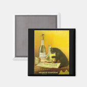 Aimant Absinthe Bourgeois et Cat Fine Poster vintage (Recto/Verso)