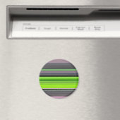 Aimant Abstract #1: Lime and grey (In Situ (Lave-vaisselle))