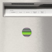 Aimant Abstract #1: Lime and grey (In Situ (Lave-vaisselle))