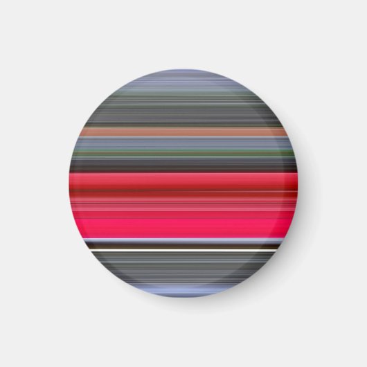 Aimant Abstract #1: Red and Grey (Devant)