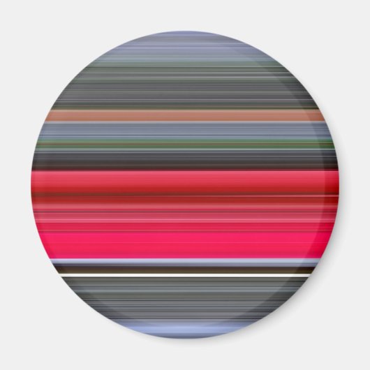 Aimant Abstract #1: Red and Grey (Devant)