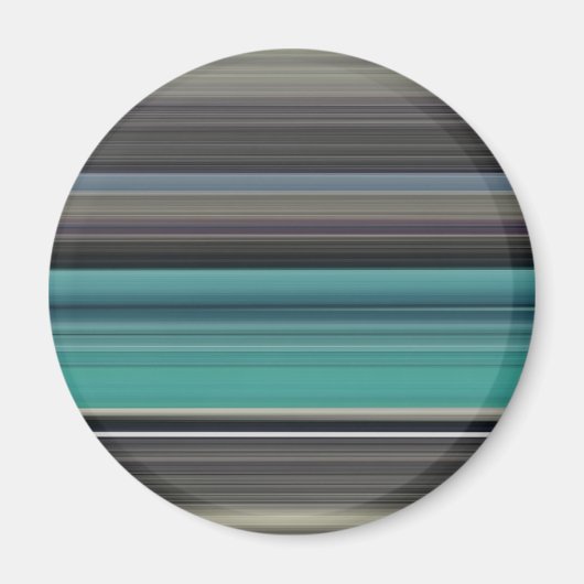 Aimant Abstract #1: Teal and grey (Devant)
