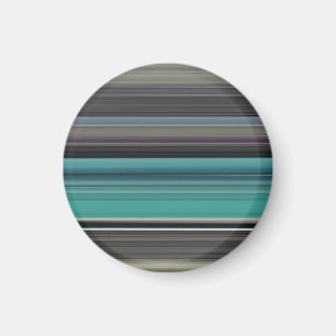 Aimant Abstract #1: Teal and grey