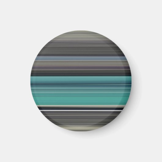 Aimant Abstract #1: Teal and grey (Devant)